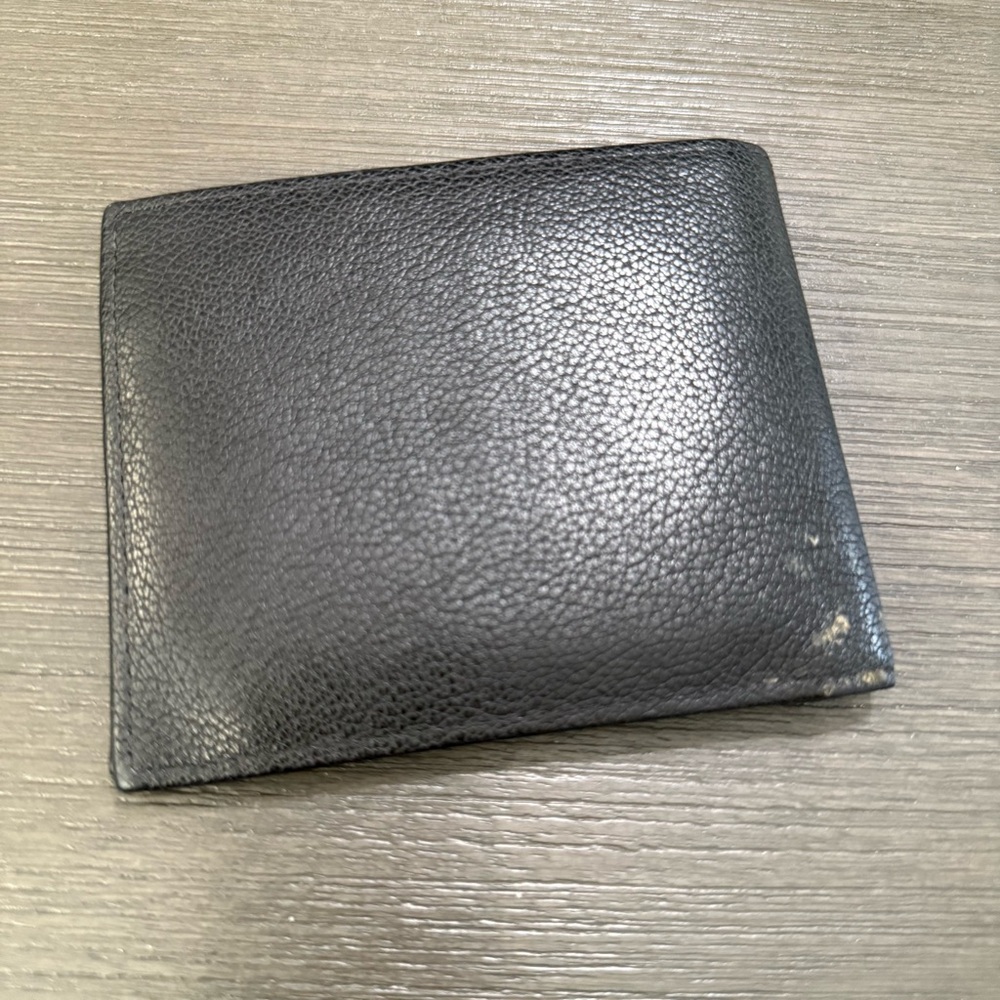 Boconi Black Leather Card Holder - Picture 6 of 7
